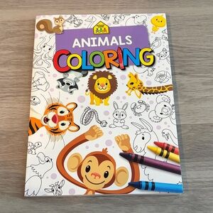 School Zone Animals Coloring Book